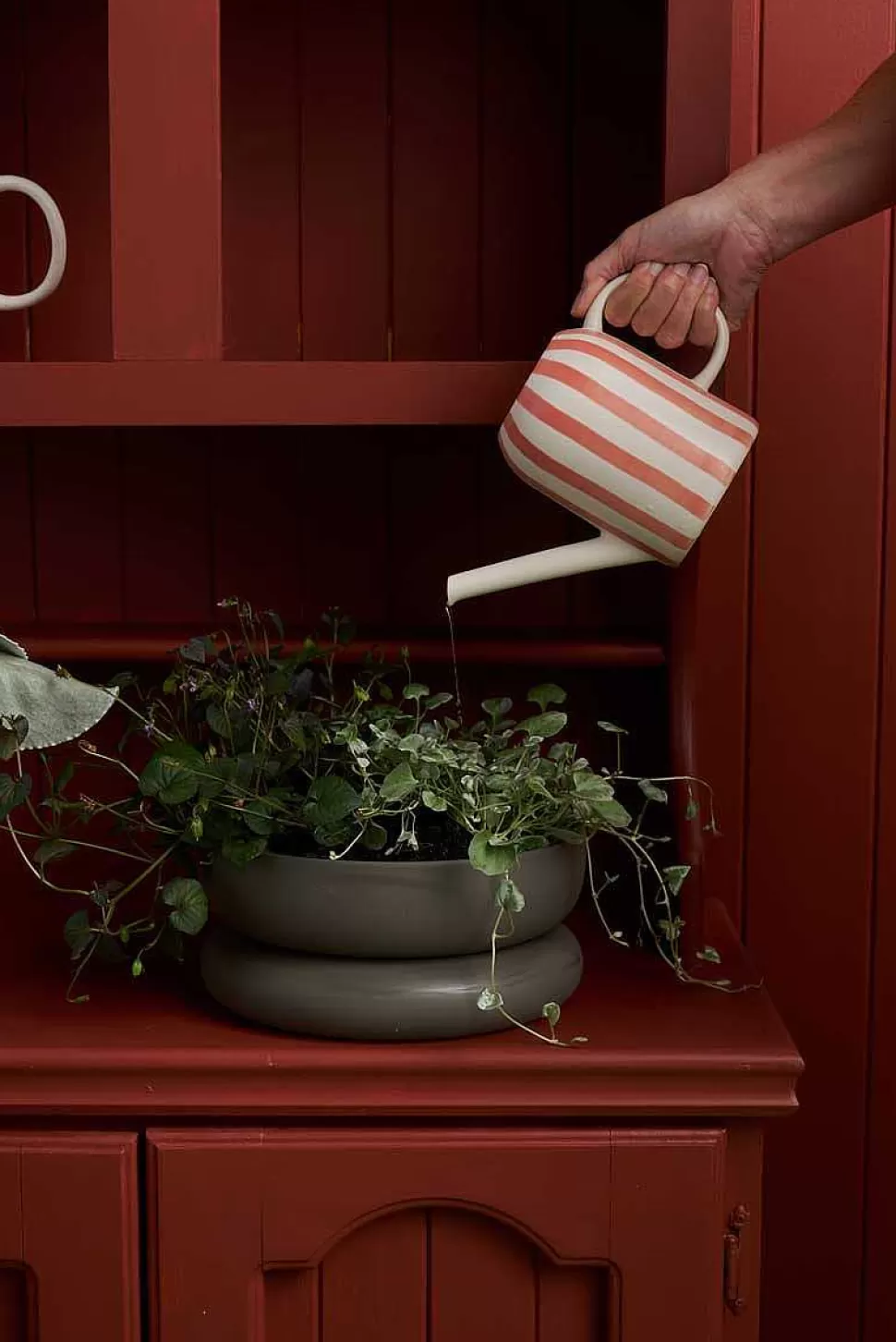 Planters & Watering Cans-Robert Gordon Wide Cloud Planter / Forest Green